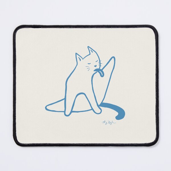 Item preview, Cat Licking High Leg Pose designed and sold by Sunshine Time Productions.