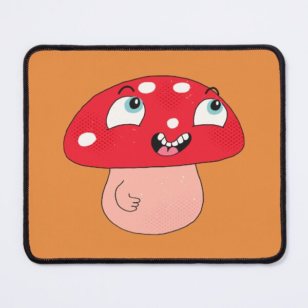 Item preview, Nervous Nash the Funny Toadstool (Butterscotch) designed and sold by yellowflowerhut.
