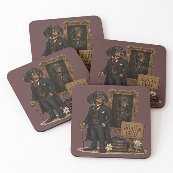 Item preview, The Picture of Dorian Gray Dachshund - Literary Character designed and sold by Caradestrella.