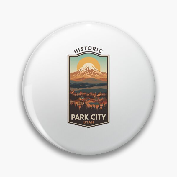 Item preview, Historic Park City Utah Mountain Travel Ski Souvenir designed and sold by Simsimah26Parks.