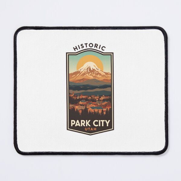 Item preview, Historic Park City Utah Mountain Travel Ski Souvenir designed and sold by Simsimah26Parks.