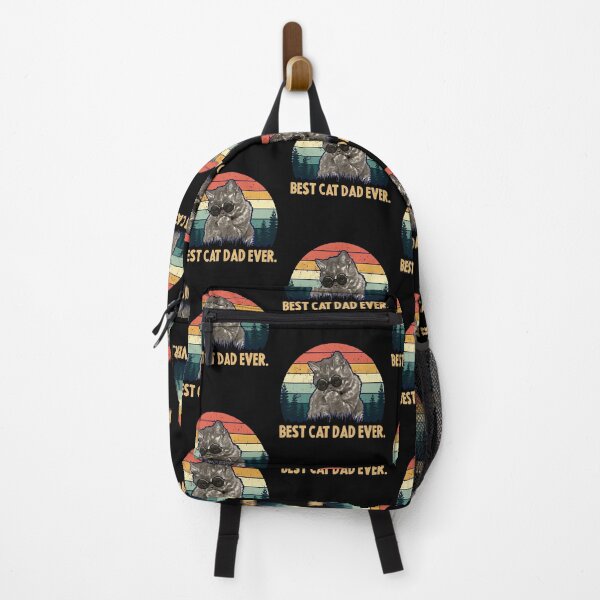 Item preview, Best Cat Dad Ever Retro Sunset Cat Shirt designed and sold by SoyLamderma.