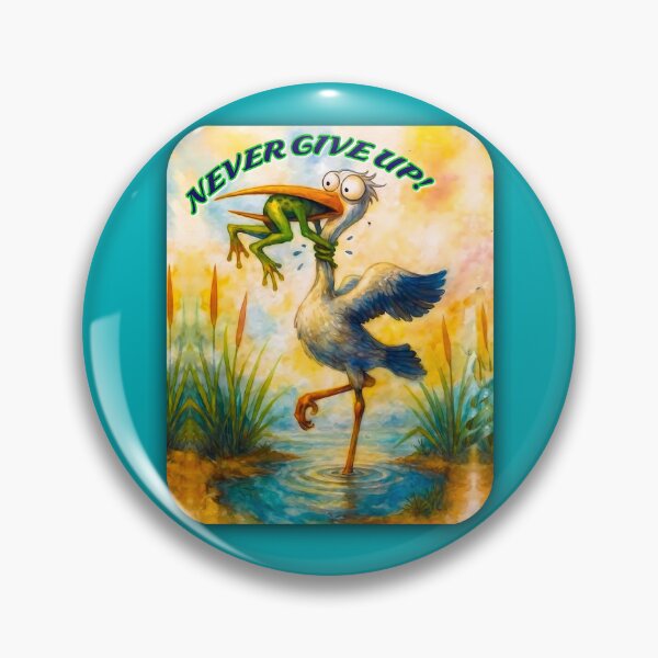 Item preview, NEVER GIVE UP! designed and sold by RISE AND SHINE.