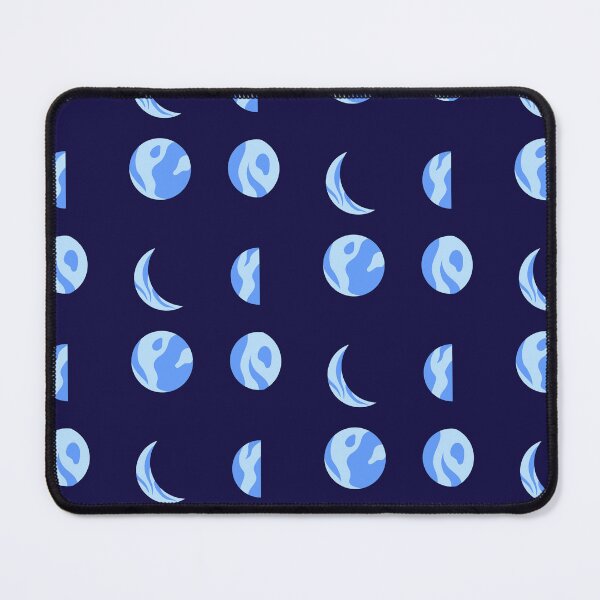Item preview, Blue Planet and Moon – Celestial Space Pattern designed and sold by Shorazu.