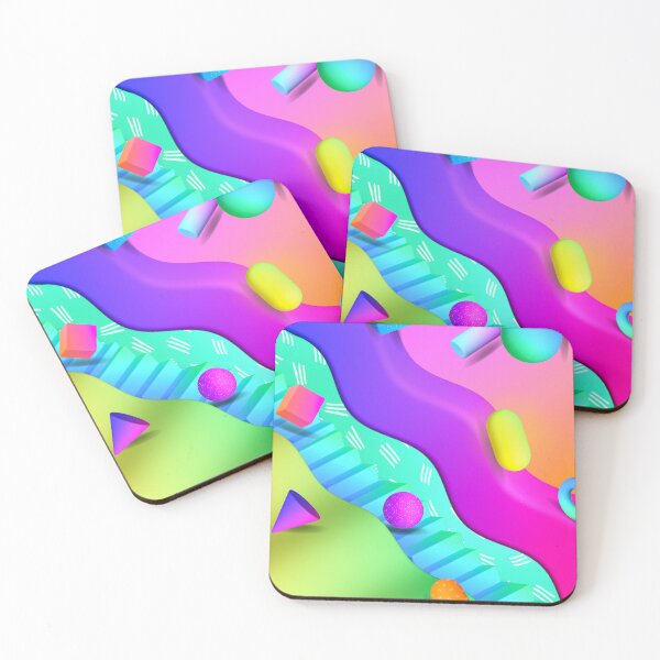 Item preview, Neon Gradient Abstract Playground designed and sold by vybrex ©.