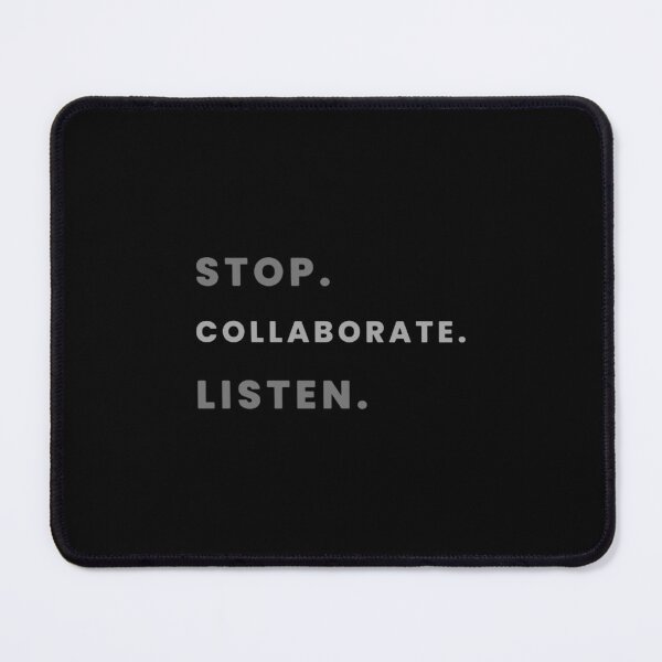 Item preview, Stop. Collaborate. Listen.  designed and sold by debravilcox.