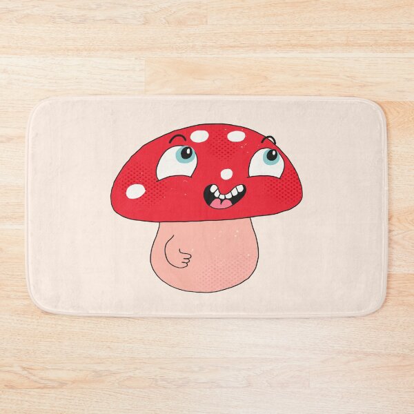 Item preview, Nash el Nervioso, el Hongo Divertido (Crema) designed and sold by yellowflowerhut.