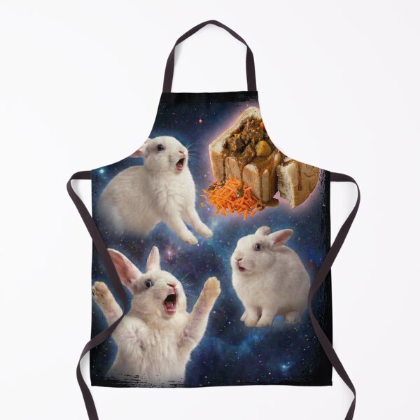 Item preview, Bunny Chow Space Rabbits Funny Meme designed and sold by d247.