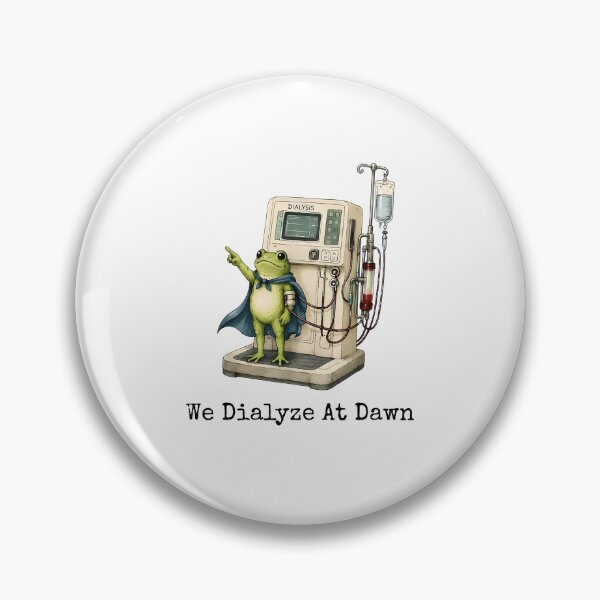 Item preview, We Dialyze At Dawn Funny Dialysis Frog Kidney Warrior Graphic designed and sold by ostenlee.