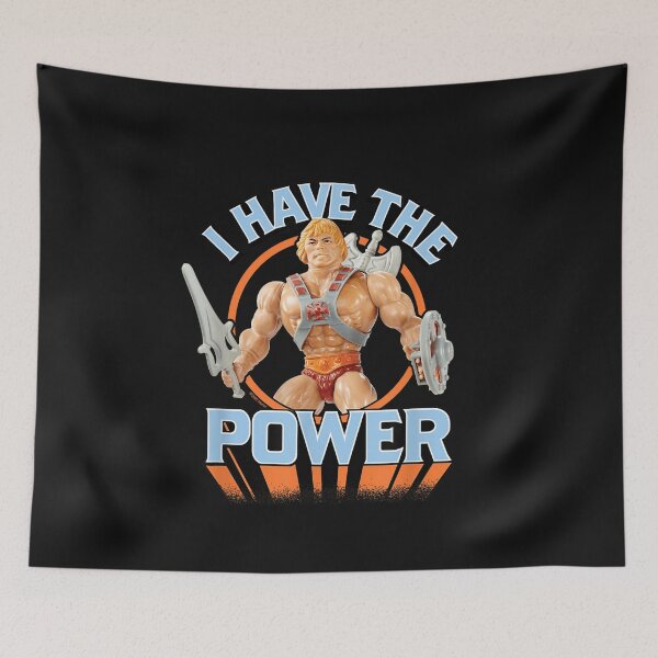 Item preview, Retro Sword Hero Power Pose Fantasy Warrior Cartoon Design designed and sold by Brokentemple.