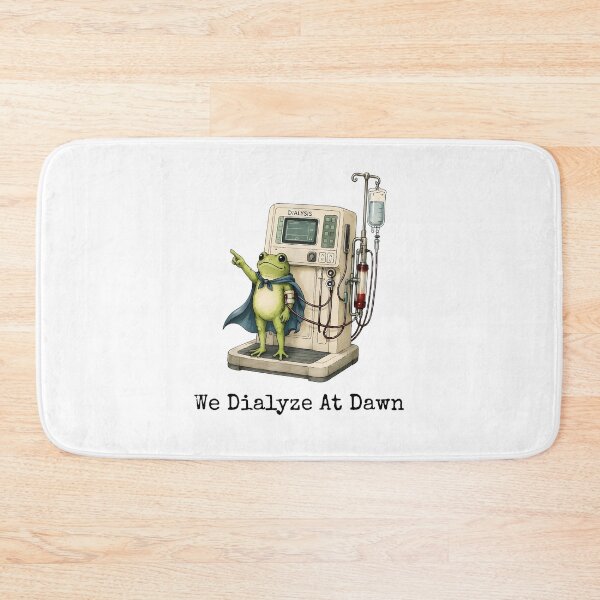 Item preview, We Dialyze At Dawn Funny Dialysis Frog Kidney Warrior Graphic designed and sold by ostenlee.