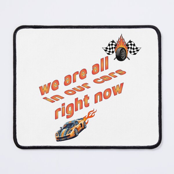 Item preview, We Are All In Our Cars Right Now Vintage Style Driver Tee designed and sold by Art Wave Studio.