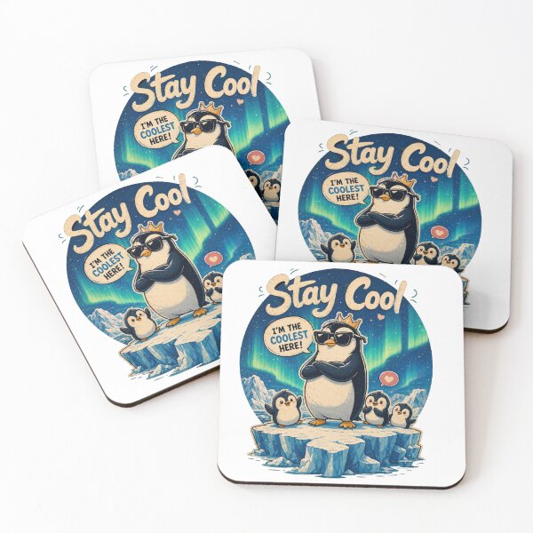 Item preview, Stay Cool Penguin – Master of the Frozen World designed and sold by MedRoh.