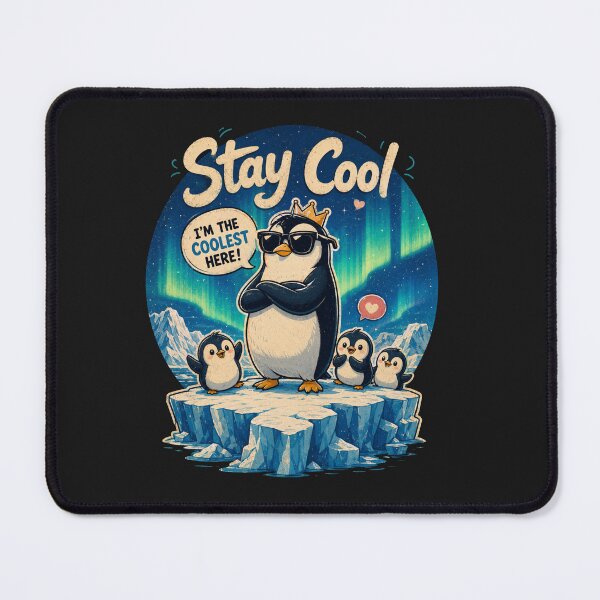 Item preview, Stay Cool Penguin – Master of the Frozen World designed and sold by MedRoh.