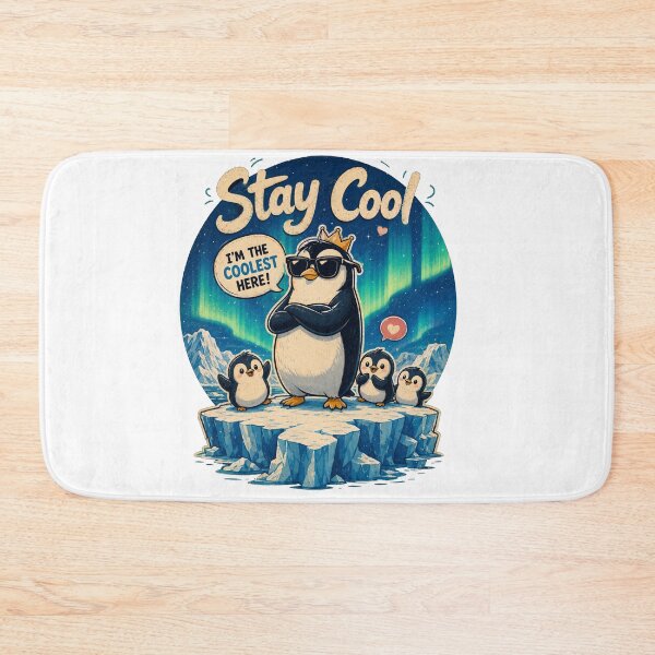 Item preview, Stay Cool Penguin – Master of the Frozen World designed and sold by MedRoh.