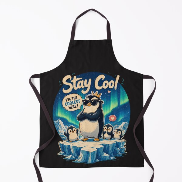 Item preview, Stay Cool Penguin – Master of the Frozen World designed and sold by MedRoh.