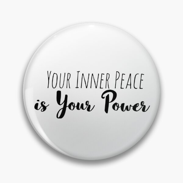 Item preview, Your Inner Peace is Your Power – Calm Mind Affirmation designed and sold by Camila  Ardila.
