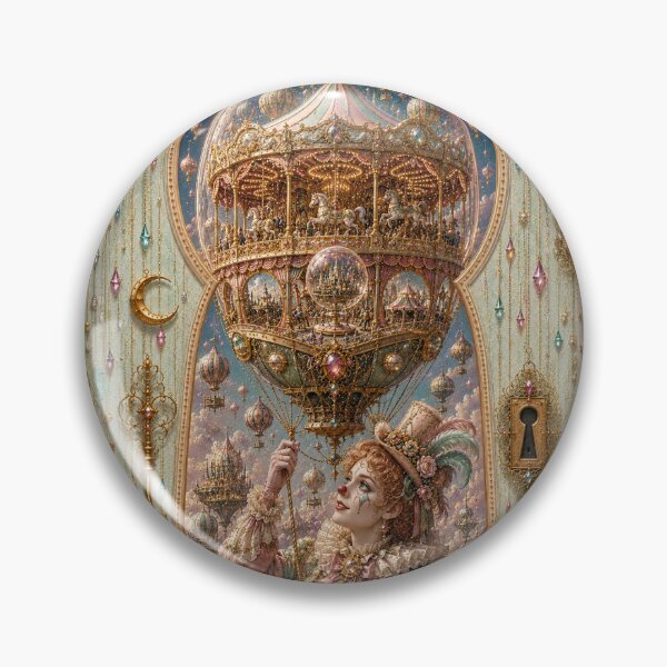 Item preview, Moon Carnival Balloon Kingdom – Enchanted Carousel in the Sky designed and sold by sunbowjp stadio.