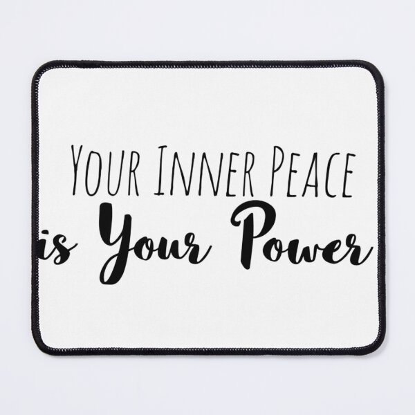 Item preview, Your Inner Peace is Your Power – Calm Mind Affirmation designed and sold by Camila  Ardila.
