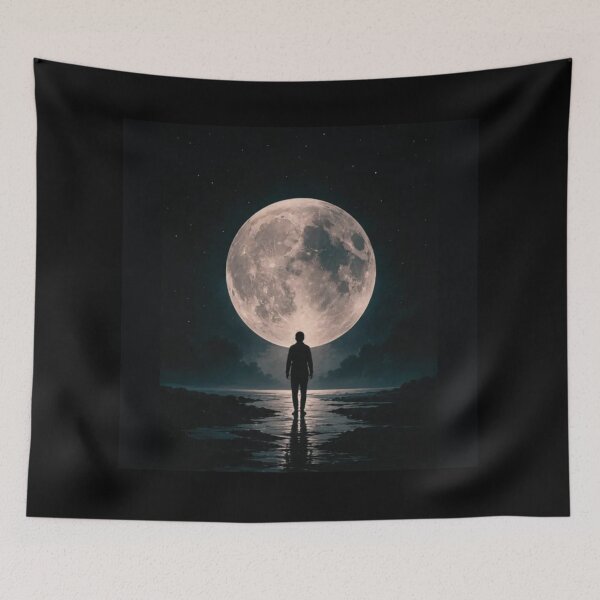 Item preview, ALONE - Under The Moon | Lost In Silence. designed and sold by NovaInfinityStudio.
