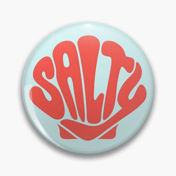 Item preview, Salty – Groovy Coastal Word Design designed and sold by Sea Gem.