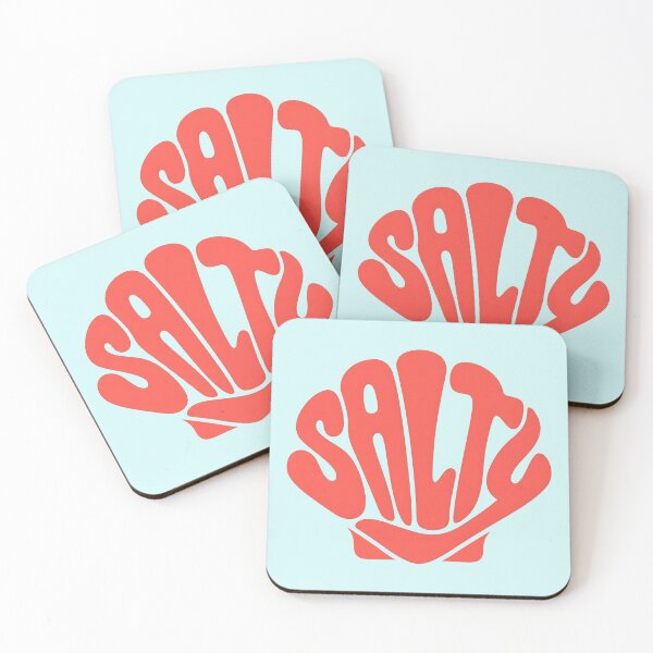 Item preview, Salty – Groovy Coastal Word Design designed and sold by Sea Gem.