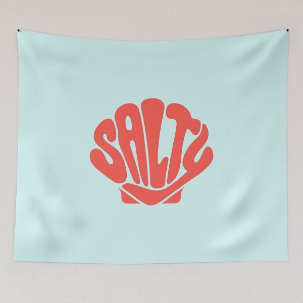 Item preview, Salty – Groovy Coastal Word Design designed and sold by Sea Gem.