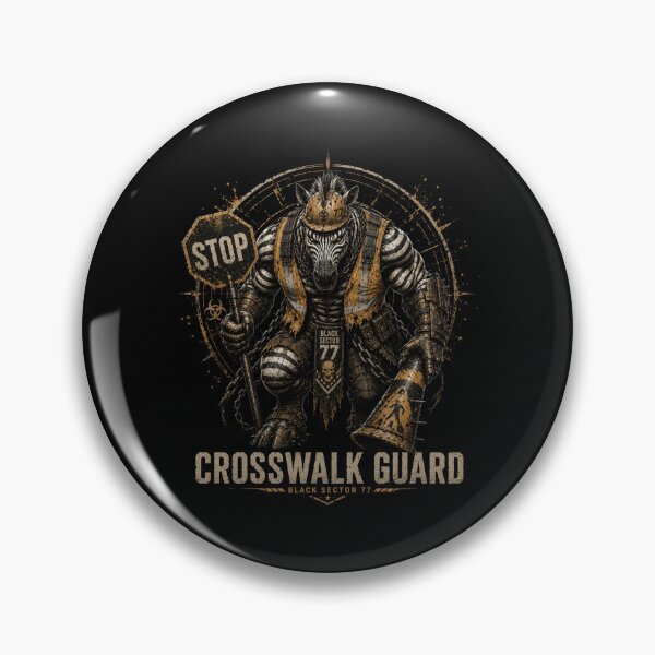 Item preview, Crosswalk Guard – BlackSector77 Zebra Roadwork Enforcer designed and sold by BlackSector77.