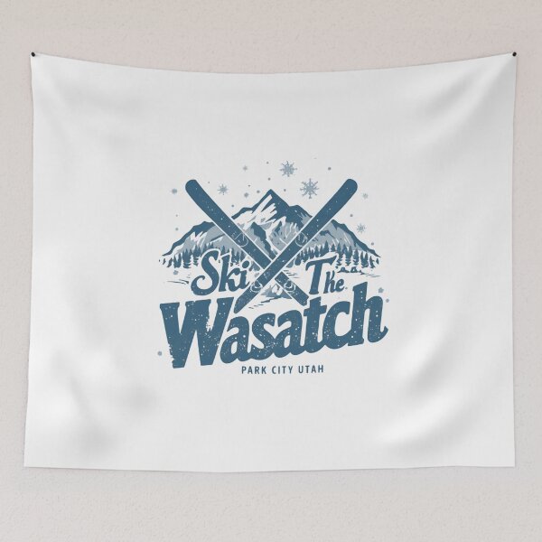 Item preview, Ski The Wasatch Park City Utah Mountain Skiing Winter Sports designed and sold by Simsimah26Parks.