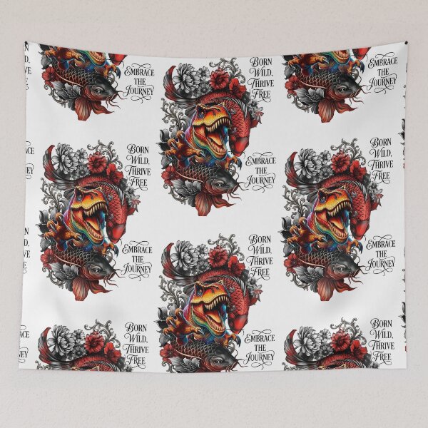 Item preview, Born Wild Thrive Free Dinosaur Koi Journey designed and sold by Sovereign Supply Co..