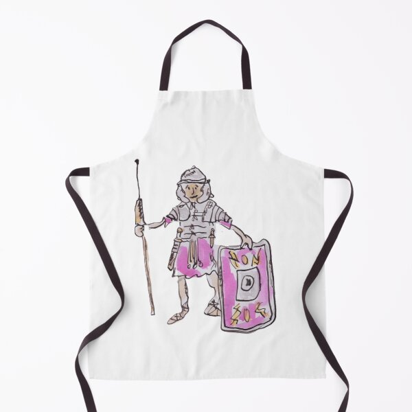 Item preview, Roman Legionary with pilum and shield designed and sold by Inky Fingers Illustrations.