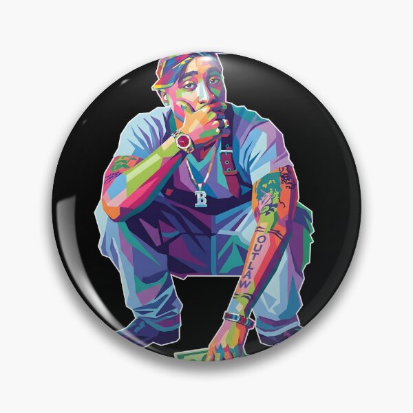 Item preview, tupac shakur pop art designed and sold by LastTheWar.