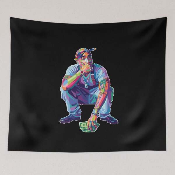 Item preview, tupac shakur pop art designed and sold by LastTheWar.