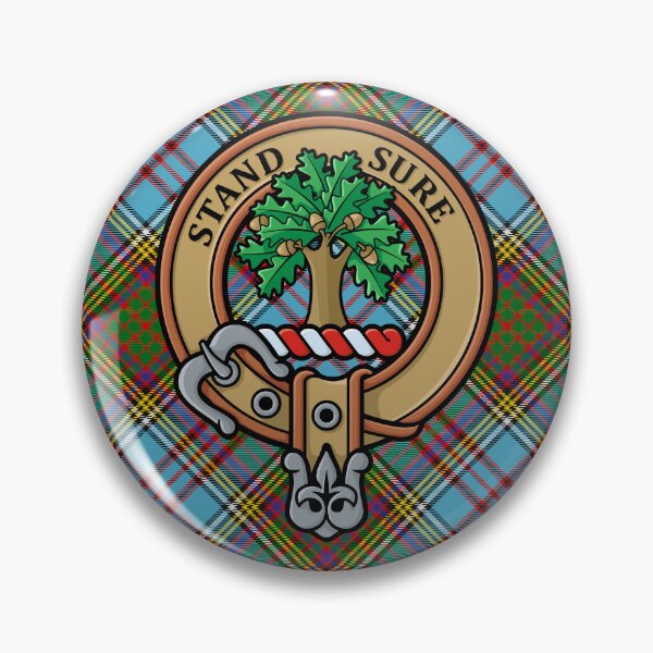 Item preview, Clan Anderson Crest over Tartan designed and sold by sifis.