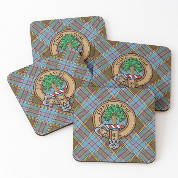 Item preview, Clan Anderson Crest over Tartan designed and sold by sifis.