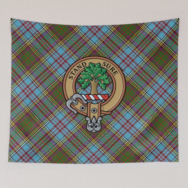 Item preview, Clan Anderson Crest over Tartan designed and sold by sifis.