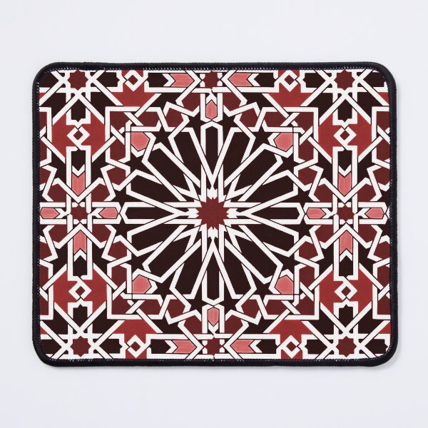 Item preview, Moroccan Shooting Stars Tile Red designed and sold by VintageStyle.