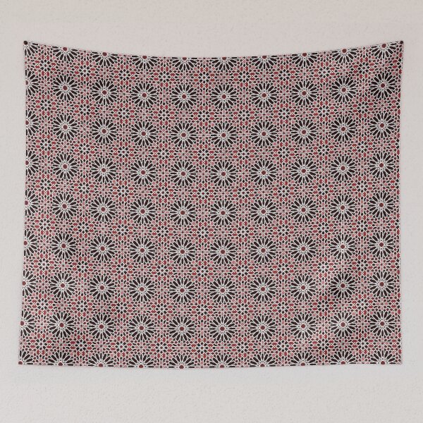Item preview, Moroccan Shooting Stars Tile Red designed and sold by VintageStyle.