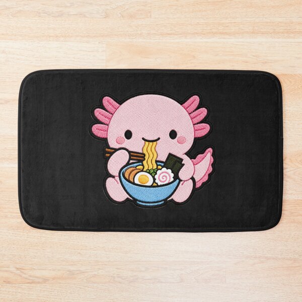 Item preview, Cute Kawaii Axolotl Eating Ramen designed and sold by ColorSplash123.