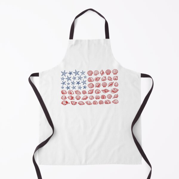 Item preview, Seashell American Flag Beach Coastal Patriotic 4th Of July Ocean Lover designed and sold by ostenlee.