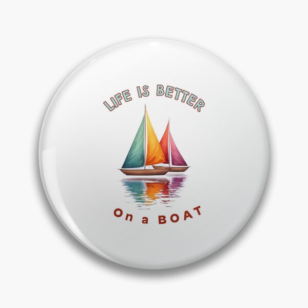 Item preview, Life Is Better On A Boat Sailing Sailboat Lake Life Design designed and sold by ostenlee.