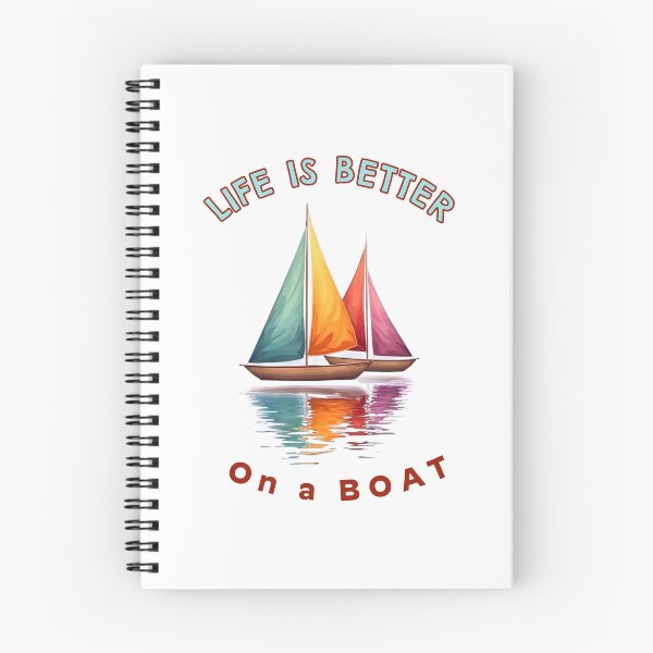 Artikelvorschau, Das Leben ist besser auf einem Boot, Segeln, Seeleben, Design entworfen und verkauft von ostenlee.