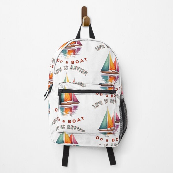 Item preview, Life Is Better On A Boat Sailing Sailboat Lake Life Design designed and sold by ostenlee.