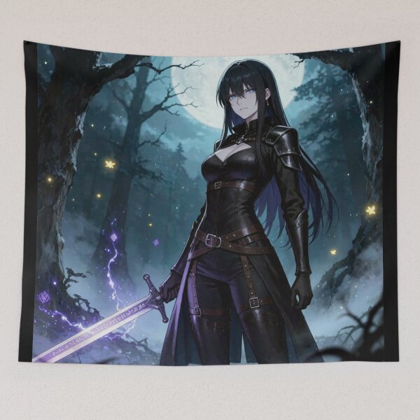 Item preview, mysterious anime character designed and sold by PrintYourStyle.