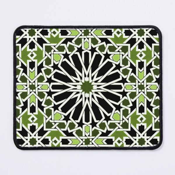 Item preview, Moroccan Shooting Stars Tile Green designed and sold by VintageStyle.