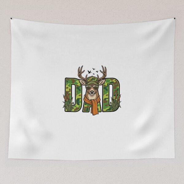 Item preview, Hunting Dad With Camo Buck Deer Sunglasses Scarf Gift designed and sold by longngusuc.