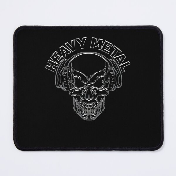 Item preview, Heavy Metal Skull Headphones Rock Music Graphic designed and sold by ostenlee.