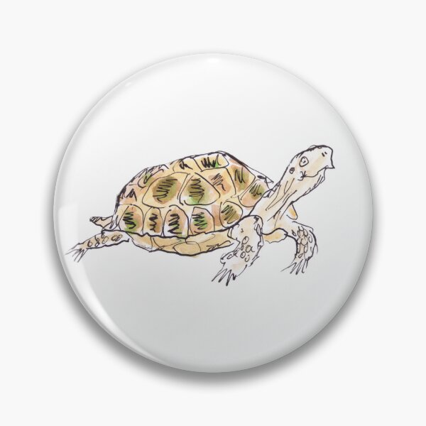 Item preview, Tortoise picture drawing designed and sold by Inky Fingers Illustrations.