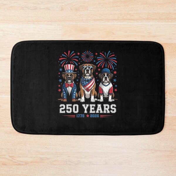 Item preview, 250 Years Patriotic Boxer Dogs America 1776 2026 Celebration 4th Of July designed and sold by ostenlee.