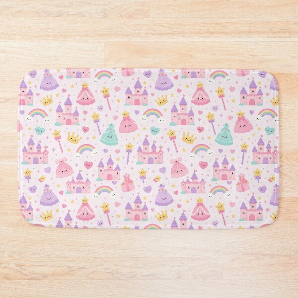 Item preview, Kawaii Princess Castle Dream Cute Seamless Pattern designed and sold by Inkworksbyshery.